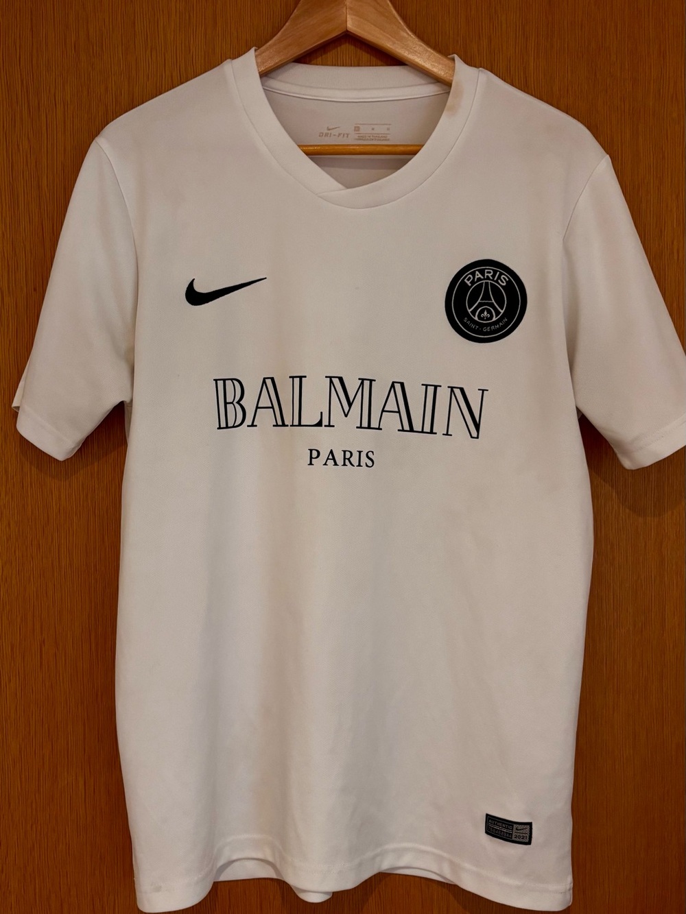 Nike x PSG Paris Saint-Germain Balmain Dri-FIT Soccer Jersey Shirt Medium